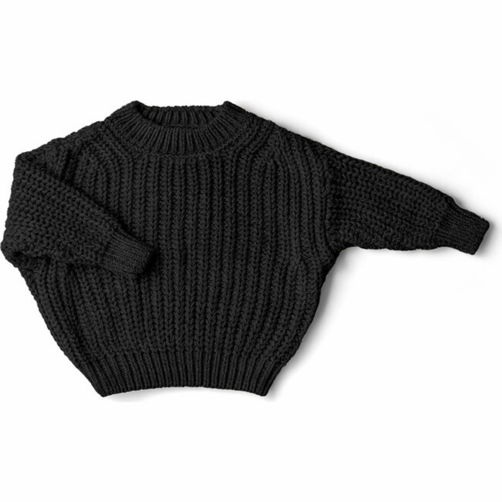 Guomi organic cottom baby chunky knit sweater / sz  0-6M nwt
